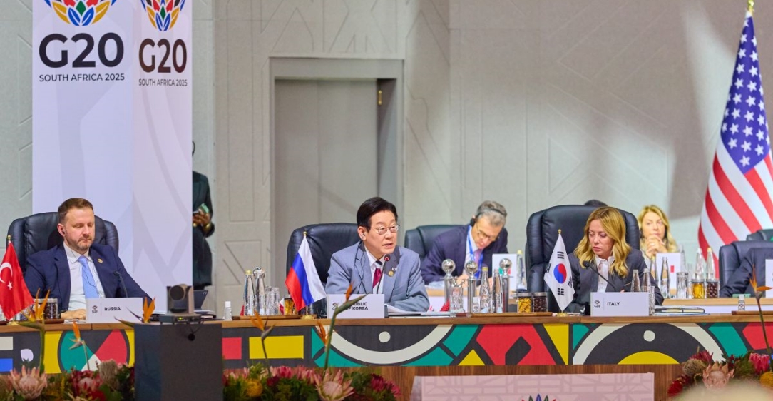 이재명 대통령, G20 정상회의 제1세션 발언                                             