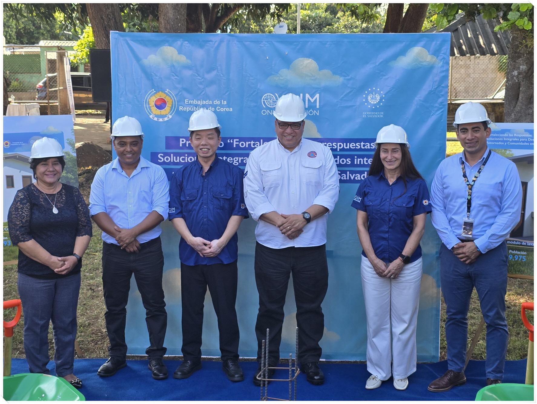 Embajador de Corea asistió a la Ceremonia de Obras de Mejoramiento en el Albergue Temporal para Migrantes de la OIM
